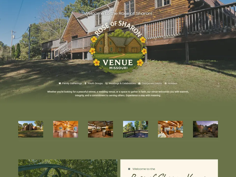 Rose of Sharon Venue website