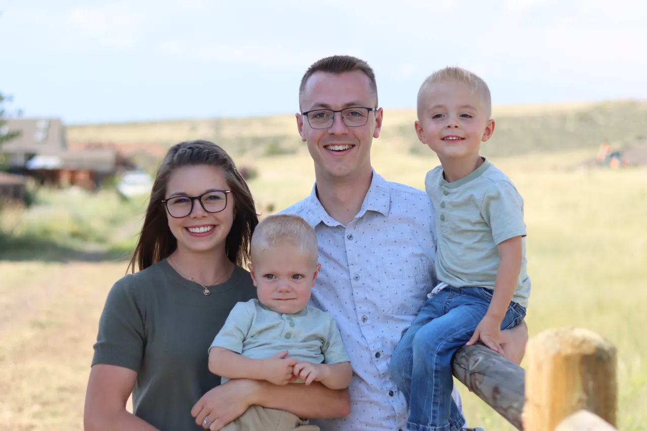 Ky with his family
